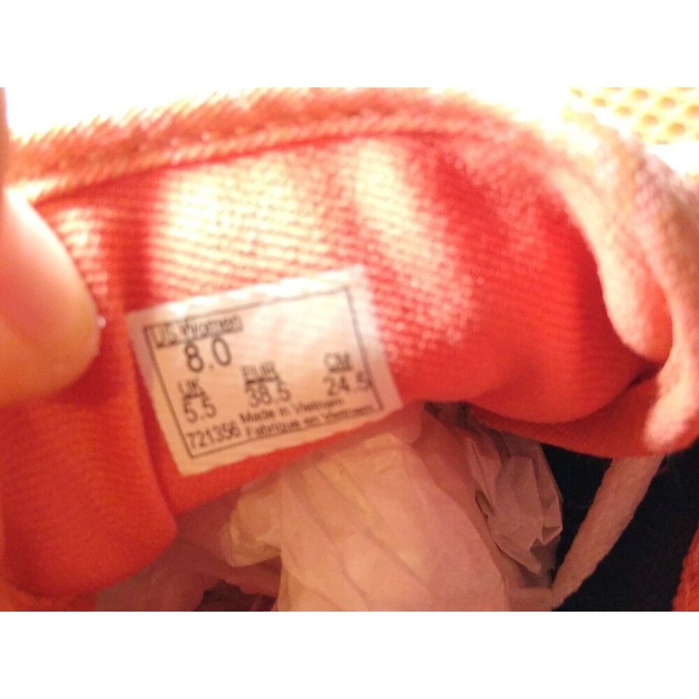 VANS Atwood Womens Sz 8 Low Coral White Henna Print Canvas Sneakers Shoes - Picture 8 of 9